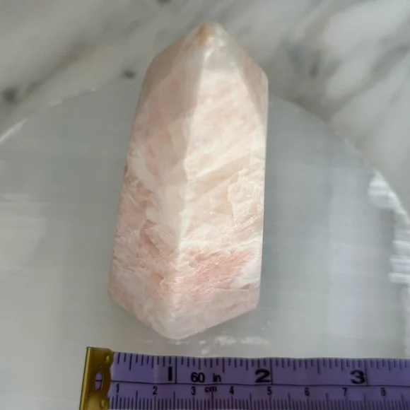Authentic Pink Calcite Tower - Picture 5 of 5